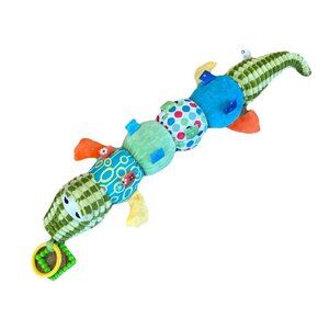 Jollybaby Crinkle Rattle Alligator 23" Plays “twinkle Twinkle” Tags Sensory Toy